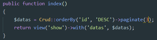 pagination atau paging pada laravel